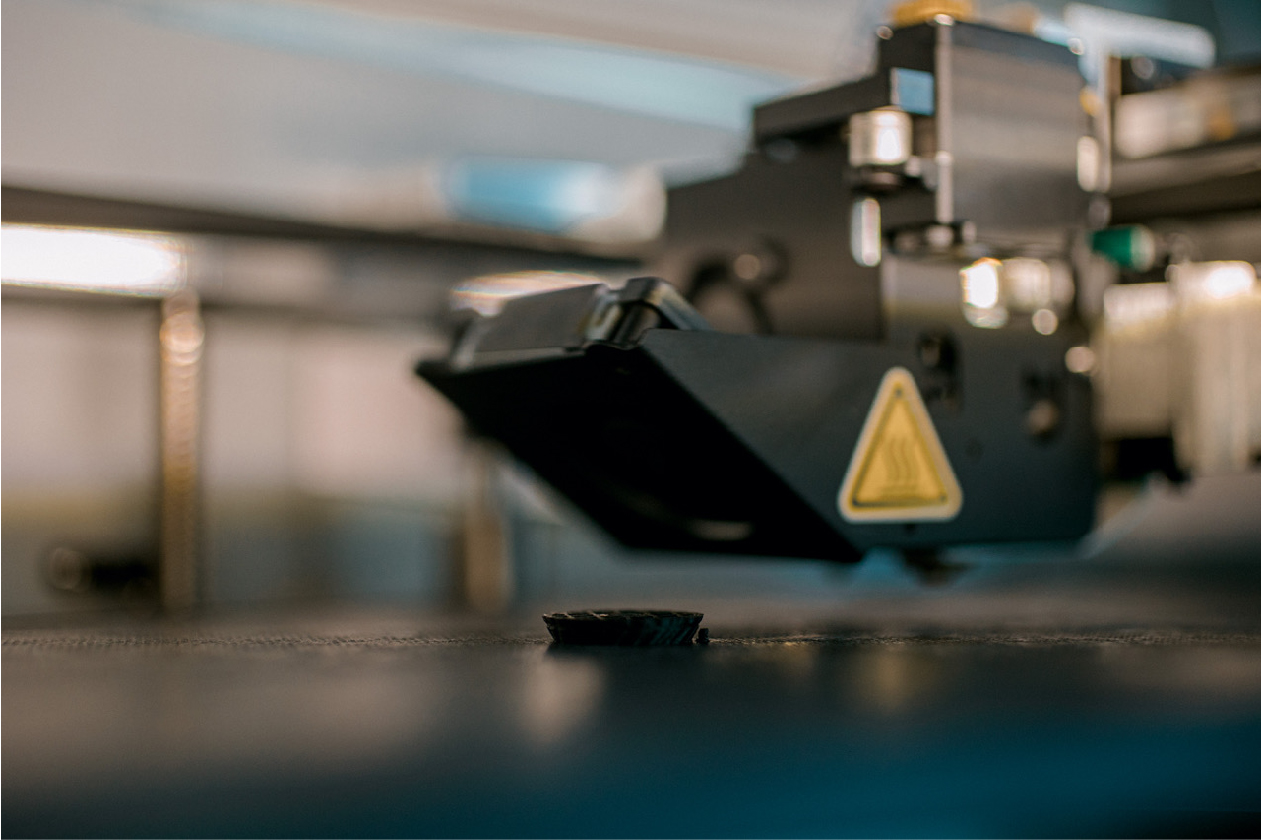 Our 3D printing services uses rapid print materials.
